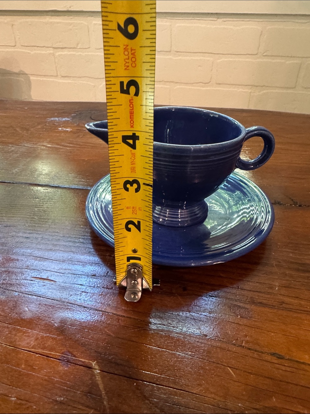 Fiestaware Creamer and Plate Set - Picture 12 of 12